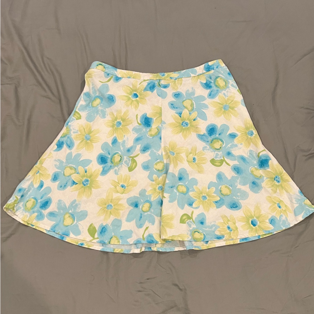 Vintage floral skirt sz 12